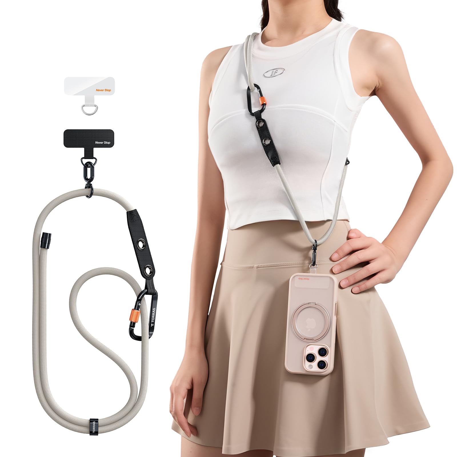 Amazon.com: TORRAS Phone Lanyard with Hanging Loops, Adjustable